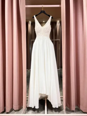0786 -  plain Chiffon A line
