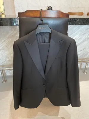 S05AAT 1486 PANTS MJT Single Breasted One Button Peak Lapel Tuxedo 46# 50# 54# code: M379