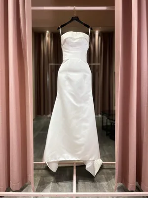 1684 satin straight folding tube straight line mermaid Maya