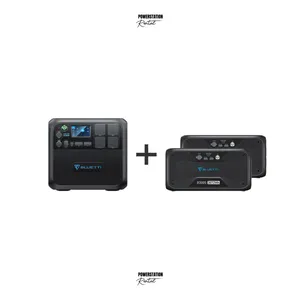 SET-6: Bluetti AC200MAX + 2 Stück Bluetti B300S Powerstation (8.192 Wh.)