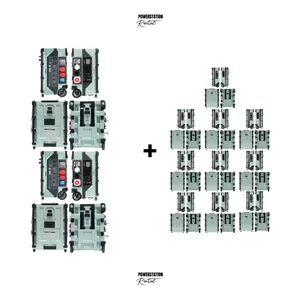 SET-68: 2x PSR ULTRA (24.000 W / 16A & 32A) & 10x PSR ULTRA PRO (133.120 Wh)