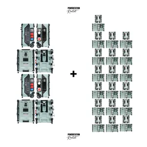 SET-77: 2x PSR ULTRA (24.000 W / 16A & 32A) & 19x PSR ULTRA PRO (239.104 Wh)