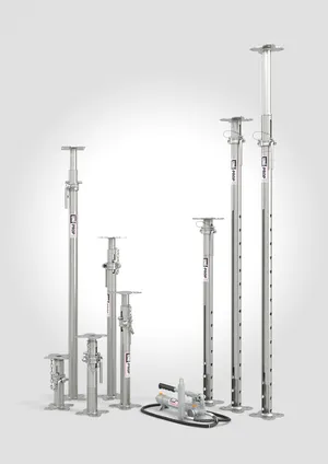 Galvanised acrow prop