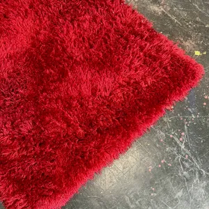Red Tassle Carpet 1Mx2M