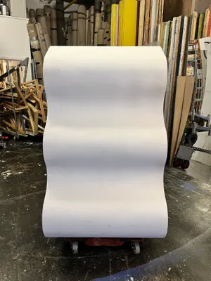 Curved Wave Plinth