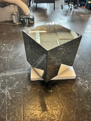 Mirrored Plinth 45cmx45cm