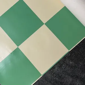 Cheq Green and Creme 2mx5m