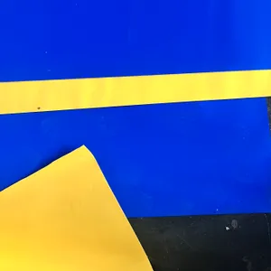 Yellow and Blue matt Lino off cuts