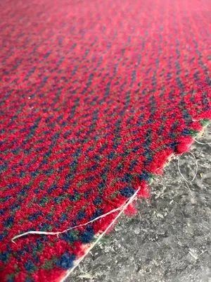 Red patterned 2mx4m