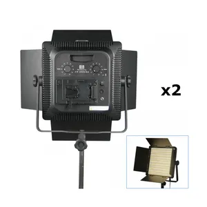 2x Nanguang CN-600CSA Bi-color LED Panel with Charger