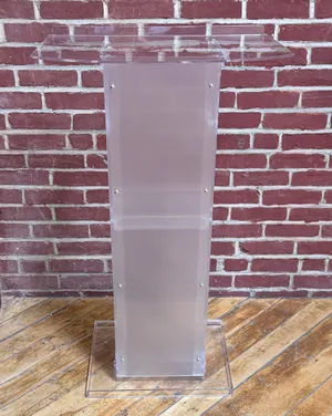 Vows - Clear Acrylic Ceremony Podium