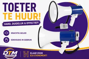 Megafoon – Bereik tot 1500 Meter