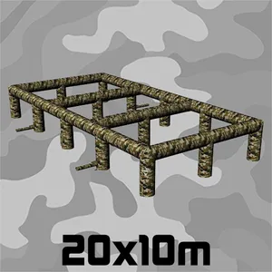 Opblaasbare XL Arena (20x10m)