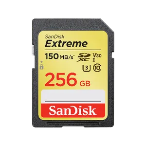 SanDisk Extreme 256GB SDXC 90mb/s Uhs-I Class 10 U3 Memory Card