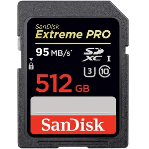 SanDisk Extreme Pro 512GB SDXC 95mb/s Uhs-I Class 10 U3 Memory Card`