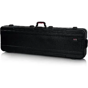 Gator Cases Molded Flight Case for Slim 88-Note Keyboards with Recessed Wheels; (GTSA-KEY88SL),Black