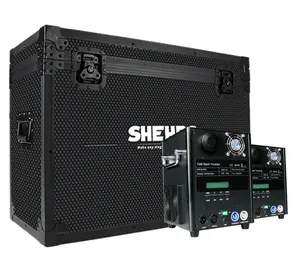 SHEHDS 650W Wireless Firework Cold Spark Machine - Pair - in Road Case