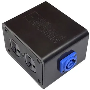 Blizzard Lighting PowerCON In/Out to Edison Stage Drop Power Distribution Box