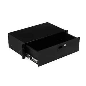 On-Stage Stands RDLS3000 3U Locking Rack Drawer (Shallow)