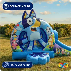 Blue Pup Backyard Bounce