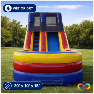 Red Rocket Splash Slide