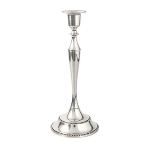 Heirloom Silver Candlestick | 25cm
