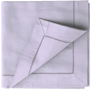 Lilac Linen Hemstitch Napkin (pack of 10)