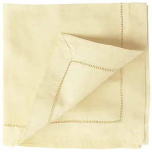 Butter Linen Hemstitch Napkin (pack of 10)