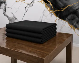 Fitted Black Tablecloths - $3