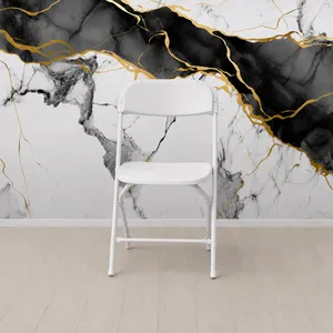 White Folding Chair - $3