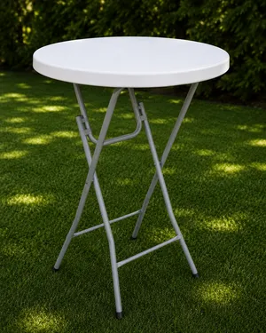 White Cocktail Table **Without Cover**