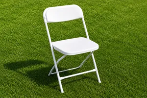 Foldable White Chair