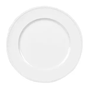 White Charger Plates