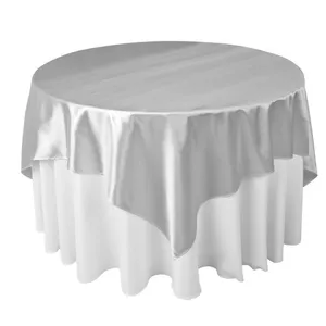 Silver Satin Overlay