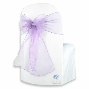 Lavender Organza Chair Sash
