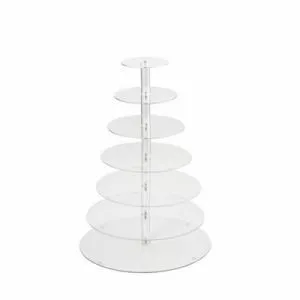 7 Tier Acrylic Round Stand