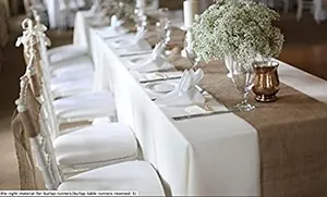 20' Burlap Table Runners