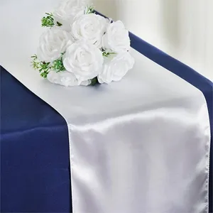 White Satin Table Runners