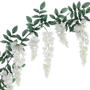 White Wisteria Garlands