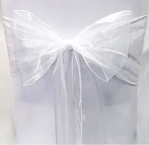 White Organza Chair Sashes