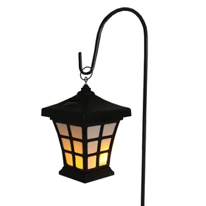 Single Hook Lantern Stake-Black