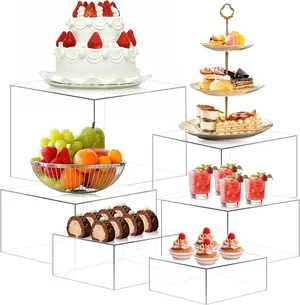 Acrylic Buffet Risers