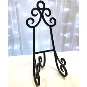 Black Iron Table Top Easel