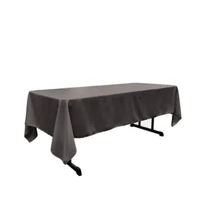 Charcoal Polyester Rect. Table Cloth