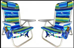 Pair of Tommy Bahama Backpack Beach Chairs