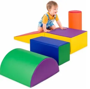5-Piece Kids Climb & Crawl Soft Foam Blocks