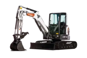 Bobcat E55 Mini Excavator with Grapple