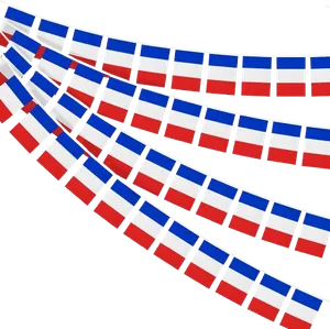 Guirlande de Drapeaux français