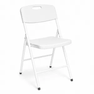 White Plastic Folding Chair