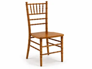 Wood Chiavari Chair – Light Fruitwood -- no cushion